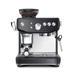 Breville The Barista Express Impress Semi-Automatic Espresso Machine BES876BTR (Black Truffle)