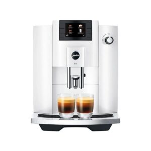 Jura E6 Super Automatic Espresso Machine Piano White (Model 15559 | Latest Version) - Image 1