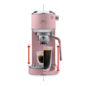 DeLonghi Dedica Duo Espresso Machine with Cold Brew EC890PK (Rosé) - Image 5
