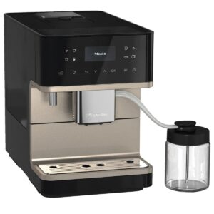 Miele CM6360 Super Automatic Countertop Coffee & Espresso Machine (Obsidian Black & Steel) - Image 1