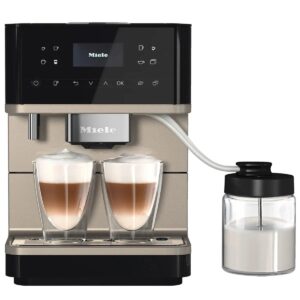 Miele CM6360 Super Automatic Countertop Coffee & Espresso Machine (Obsidian Black & Steel) - Image 2