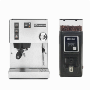 Rancilio Silvia M V6 Espresso Machine (Stainless Steel) and Rancilio Stile SD Grinder (Black) Bundle