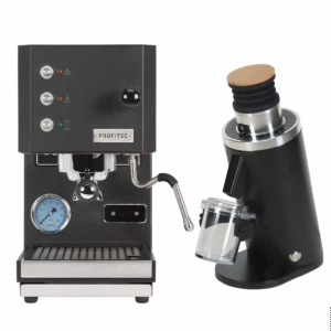 Profitec Go (Black) Espresso Machine & DF54 Gen 2 Grinder (Black) Bundle